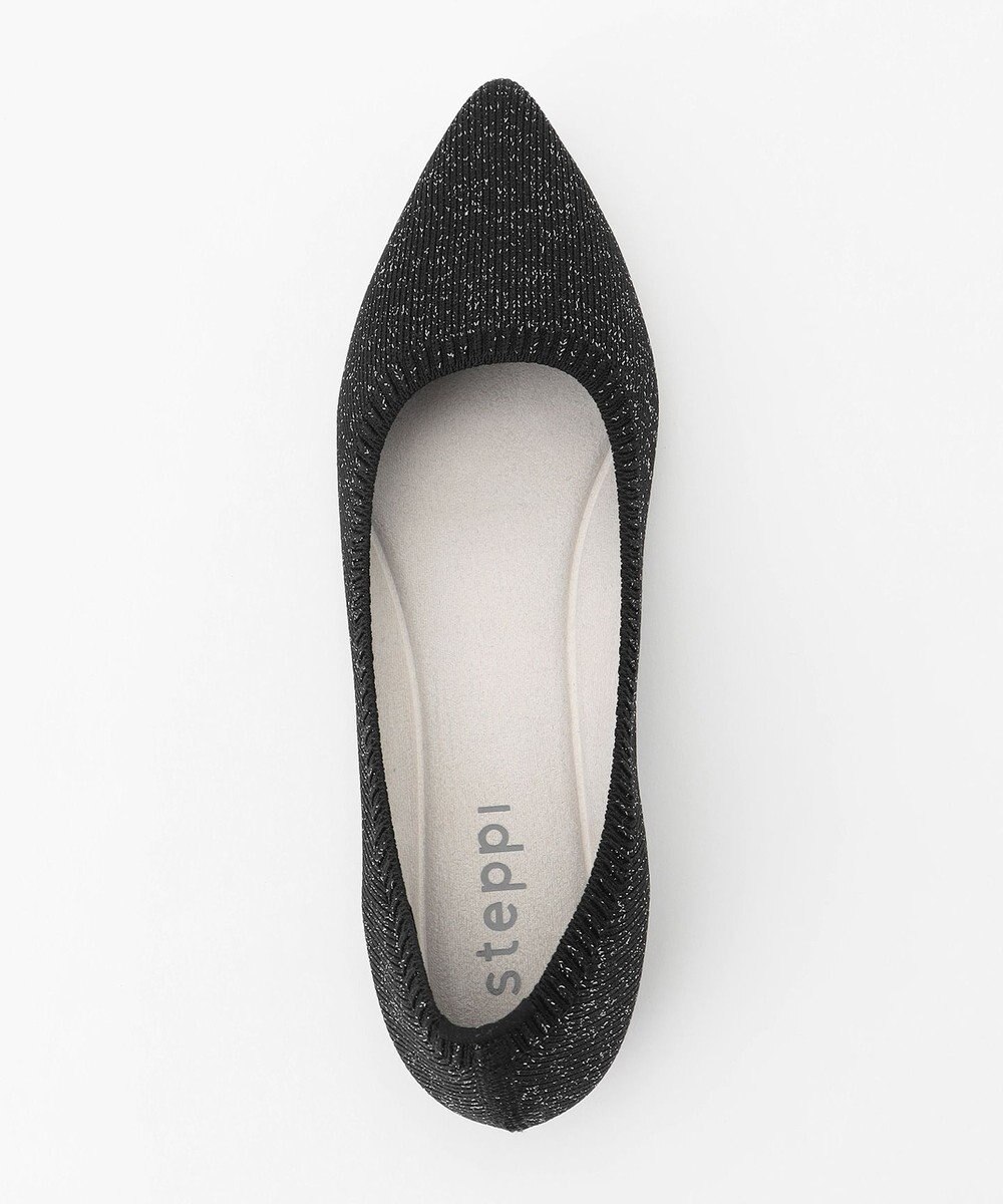 steppi 【洗える/撥水】グリッター ポインテッド パンプス 