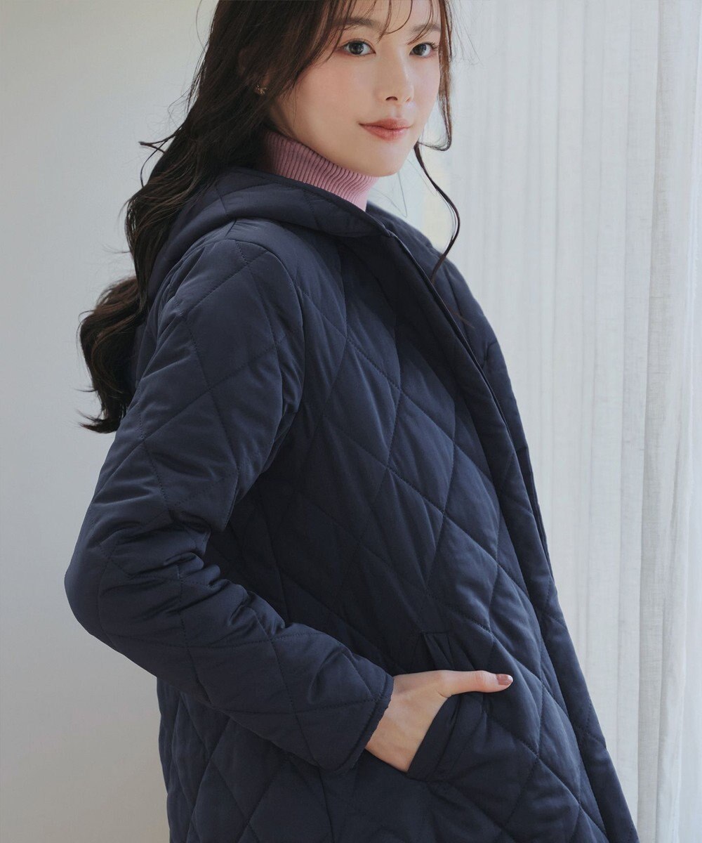 Tiaclasse 【安田美沙子さん着用・新色追加】中綿キルティングコート 