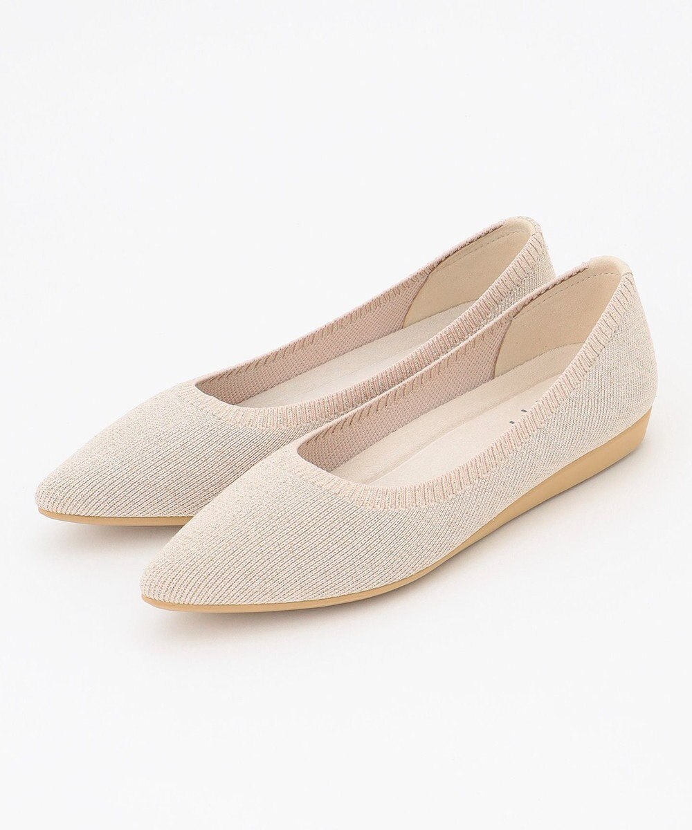 steppi 【洗える/撥水】グリッター ポインテッド パンプス 