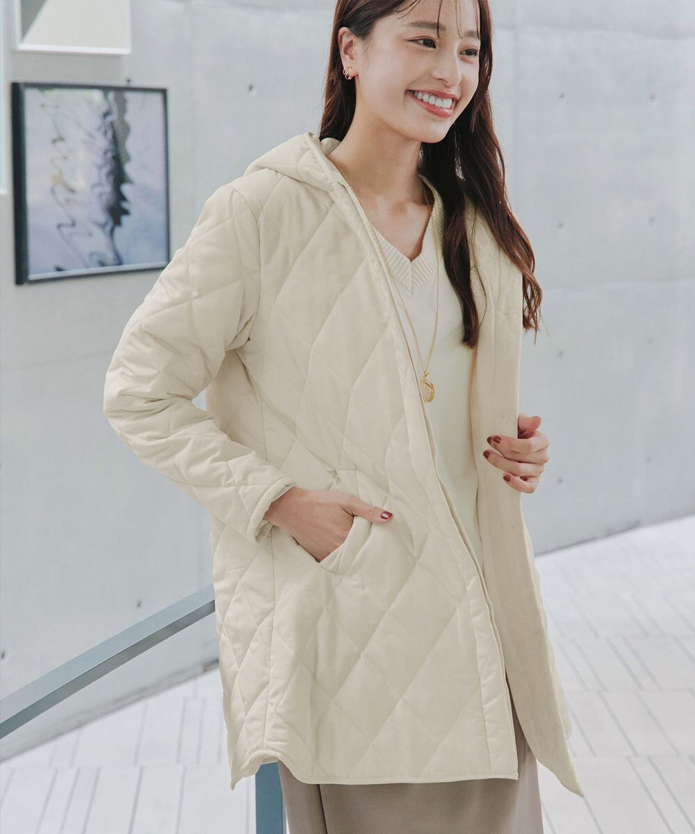 Tiaclasse 【安田美沙子さん着用・新色追加】中綿キルティングコート 