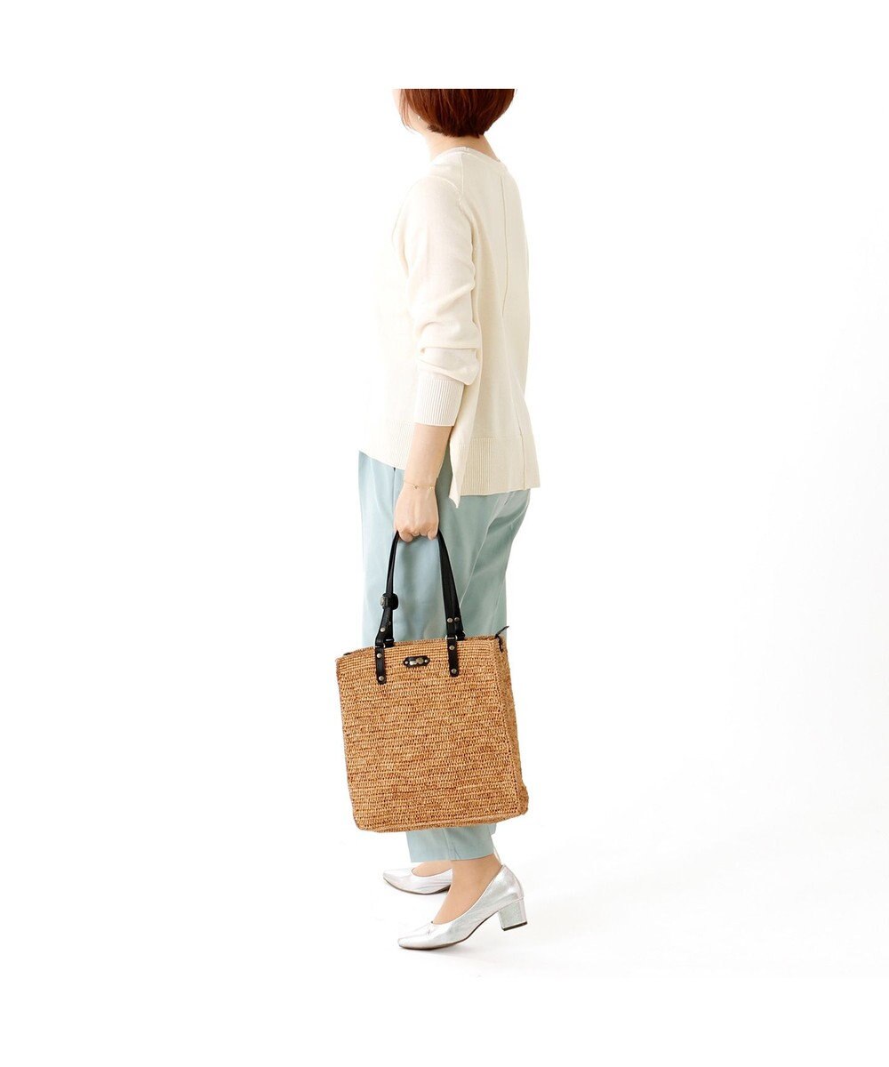 IBIZA ラフィア　セミショルダーバッグ 