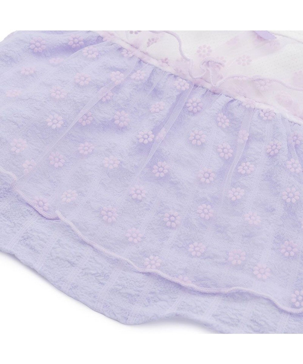 PET PARADISE ペットパラダイス フロッキー お花 ワンピース 《パープル》  小型犬 