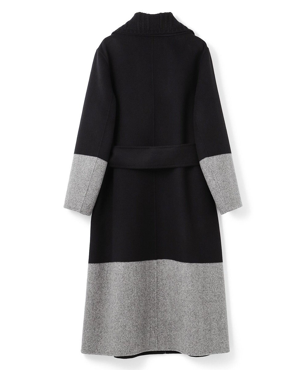 JOSEPH ダブルフェイスカラーブロック　ダブルブレステッドコート 