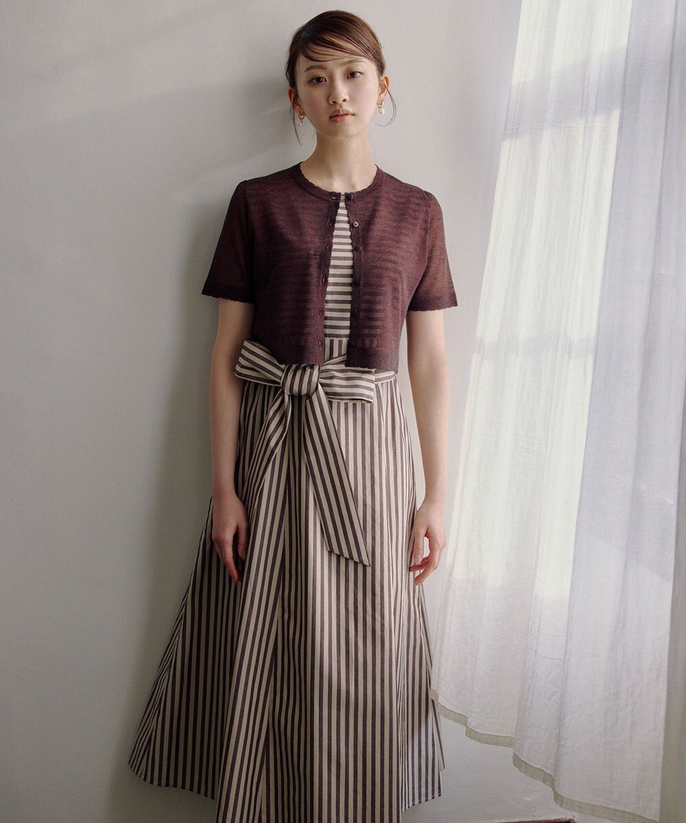 TOCCA 【星風まどかさん着用】STRIPE PARASOL ドレス 