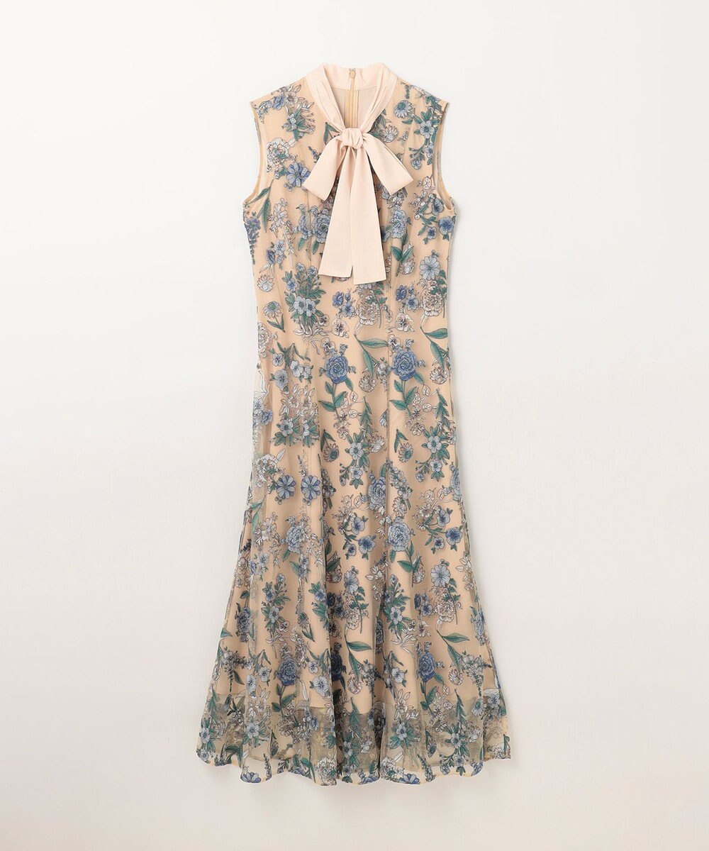 GRACE CONTINENTAL フラワーマーメイドドレス 