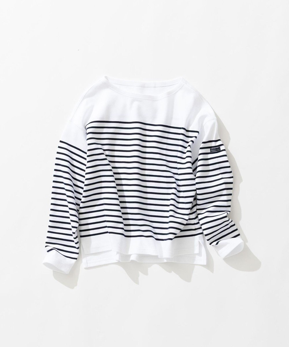 23区 Armor-lux パネルボーダー クロップド カットソー 