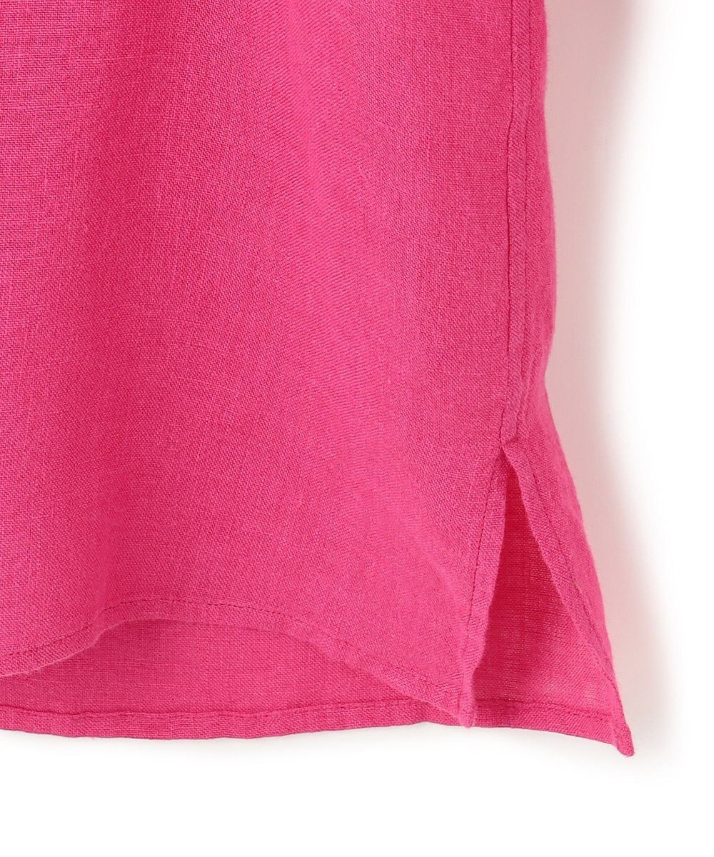 23区 【洗える】LIBECO タックスリーブ シャツ 