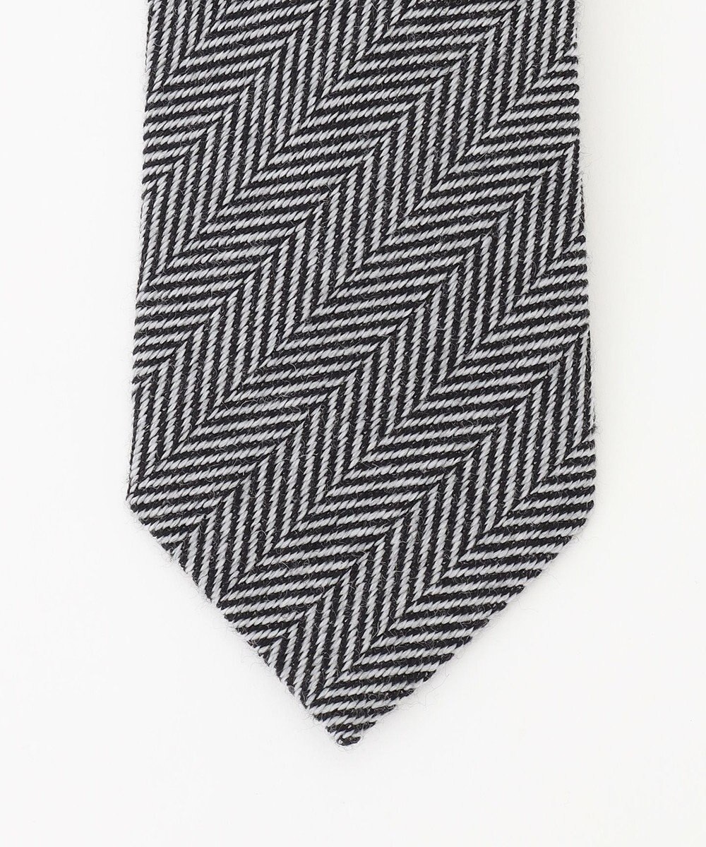 JOSEPH ABBOUD 【イタリア素材・日本製】ヘリンボーンレジメンタルジャカード ネクタイ 