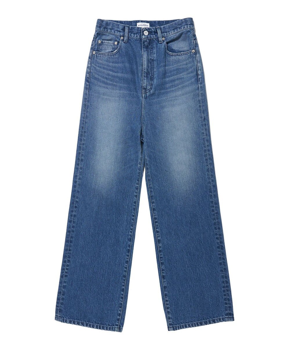 woadblue Marisol掲載＜坪田あさみさんコラボ＞SALUU サルー /デニムパンツ ミッドブルー 