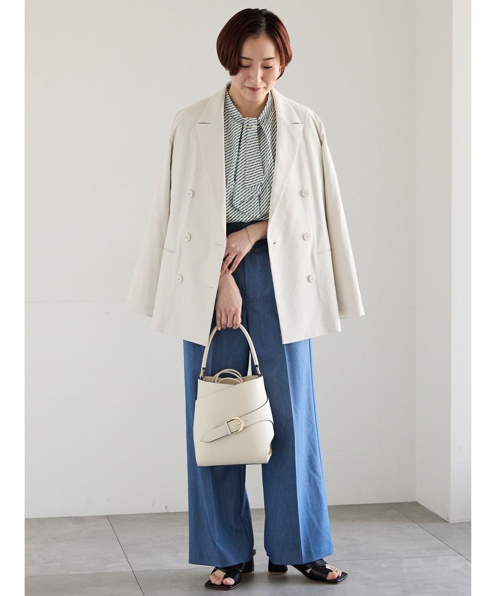 Te chichi リネンMIXロングスリーブジャケット 