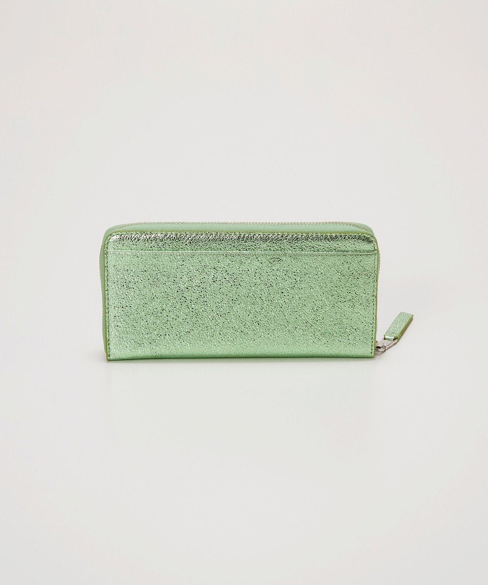 TOPKAPI 【TREASURE TOPKAPI】ウォッシュド レザー メタリック ラウンドファスナー 長財布 