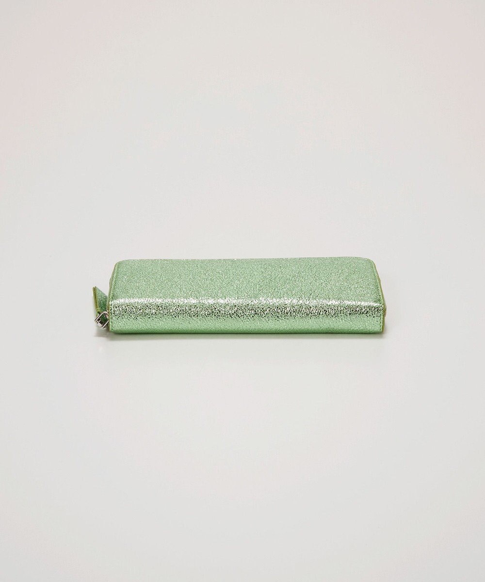 TOPKAPI 【TREASURE TOPKAPI】ウォッシュド レザー メタリック ラウンドファスナー 長財布 