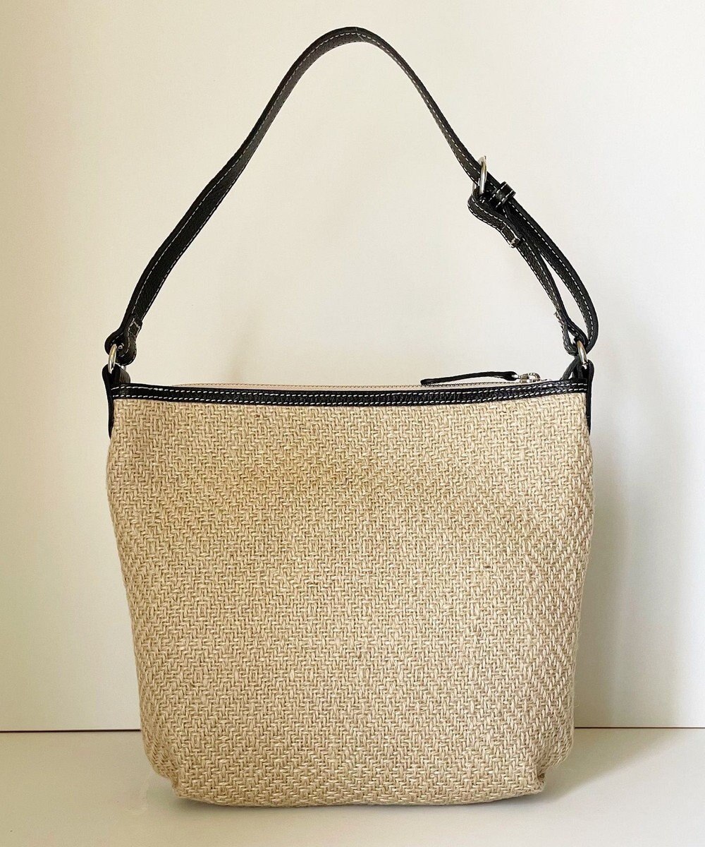 Hekhèr Le Style de Vie 【日本製 / 3WAY】ジュート×牛革 ショルダーバッグmedium 