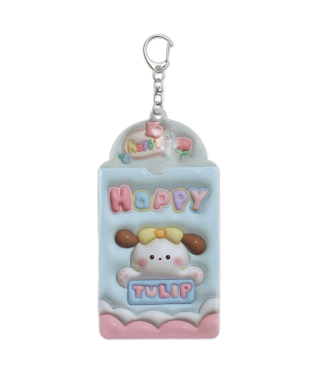 WEGO 【痛バ＆推し活グッズ】ぷっくりアニマルカードホルダーキーホルダー 