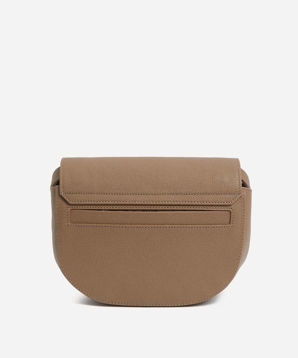 LIBERTY. アイフィス レザー ラウンド クロスボディバッグ 