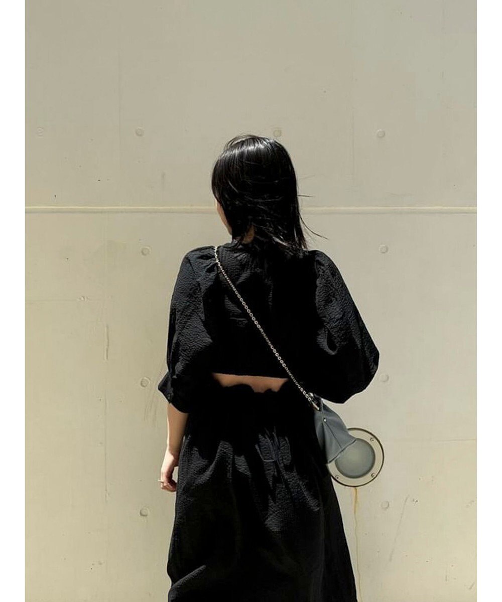 Green Parks AnriettMusee バックカットワークワンピース 