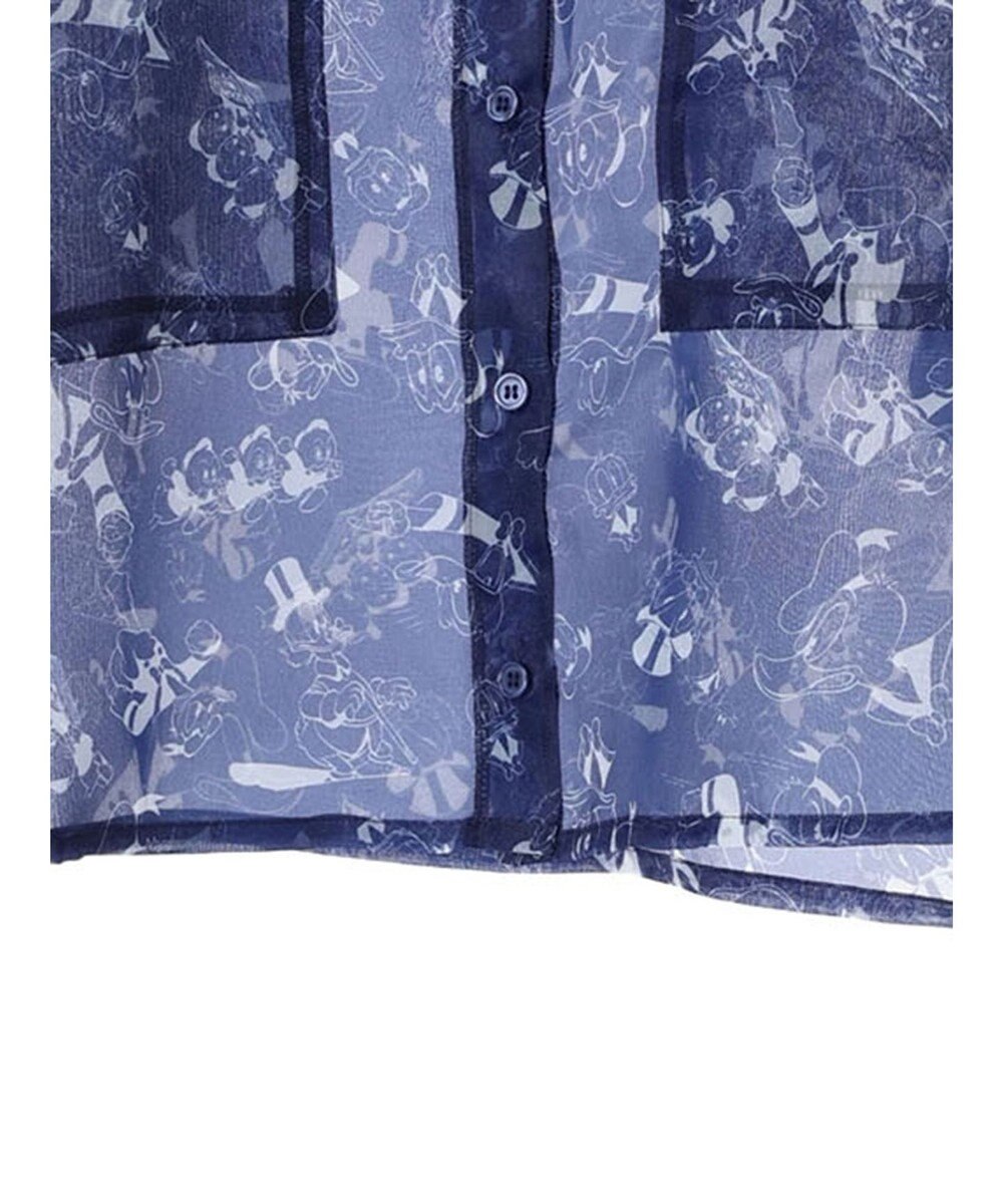 AMERICAN HOLIC 総柄シアーショート丈シャツ／Ｄｉｓｎｅｙ 