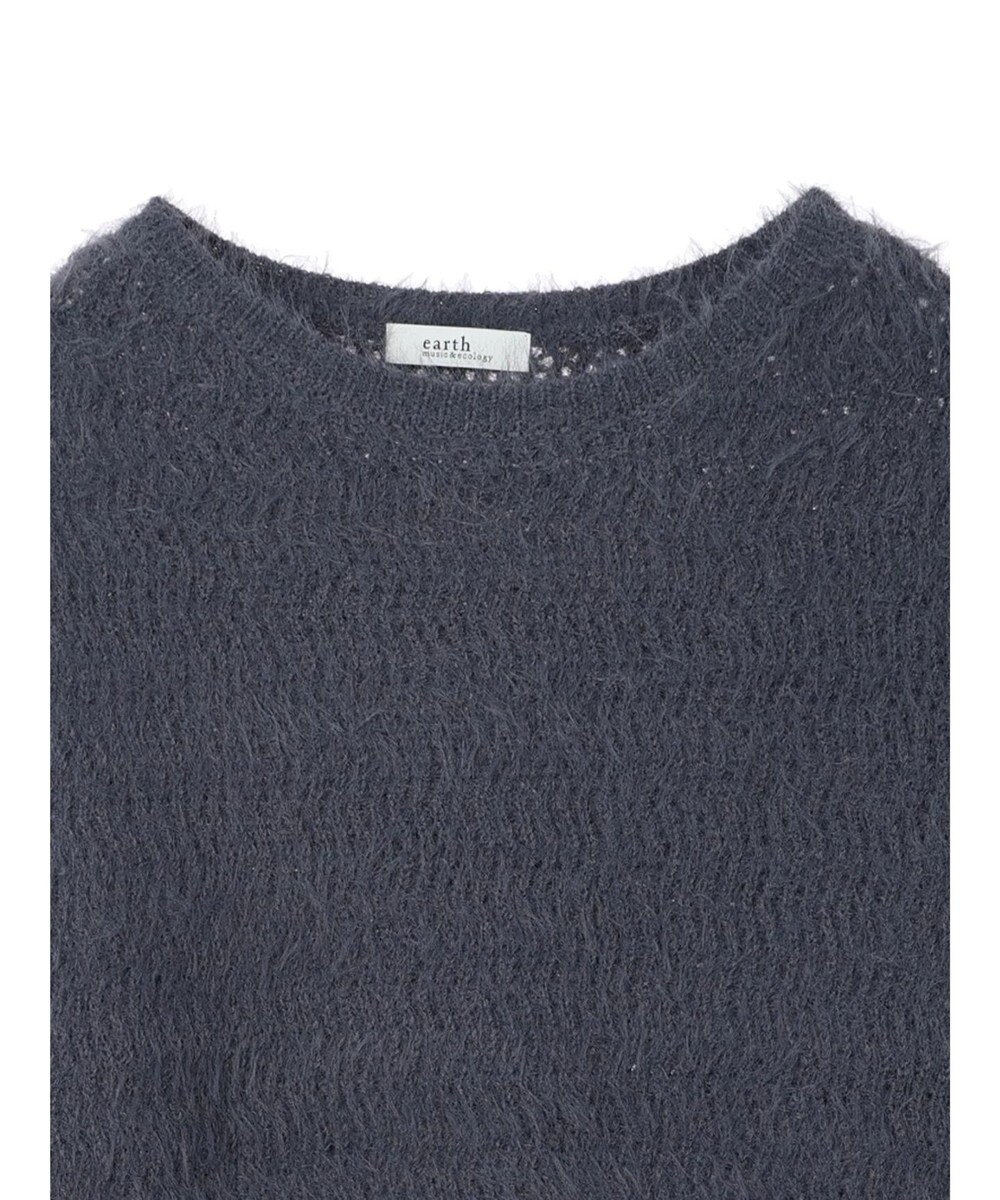 earth music&ecology ゆるモヘアライクレースニット 