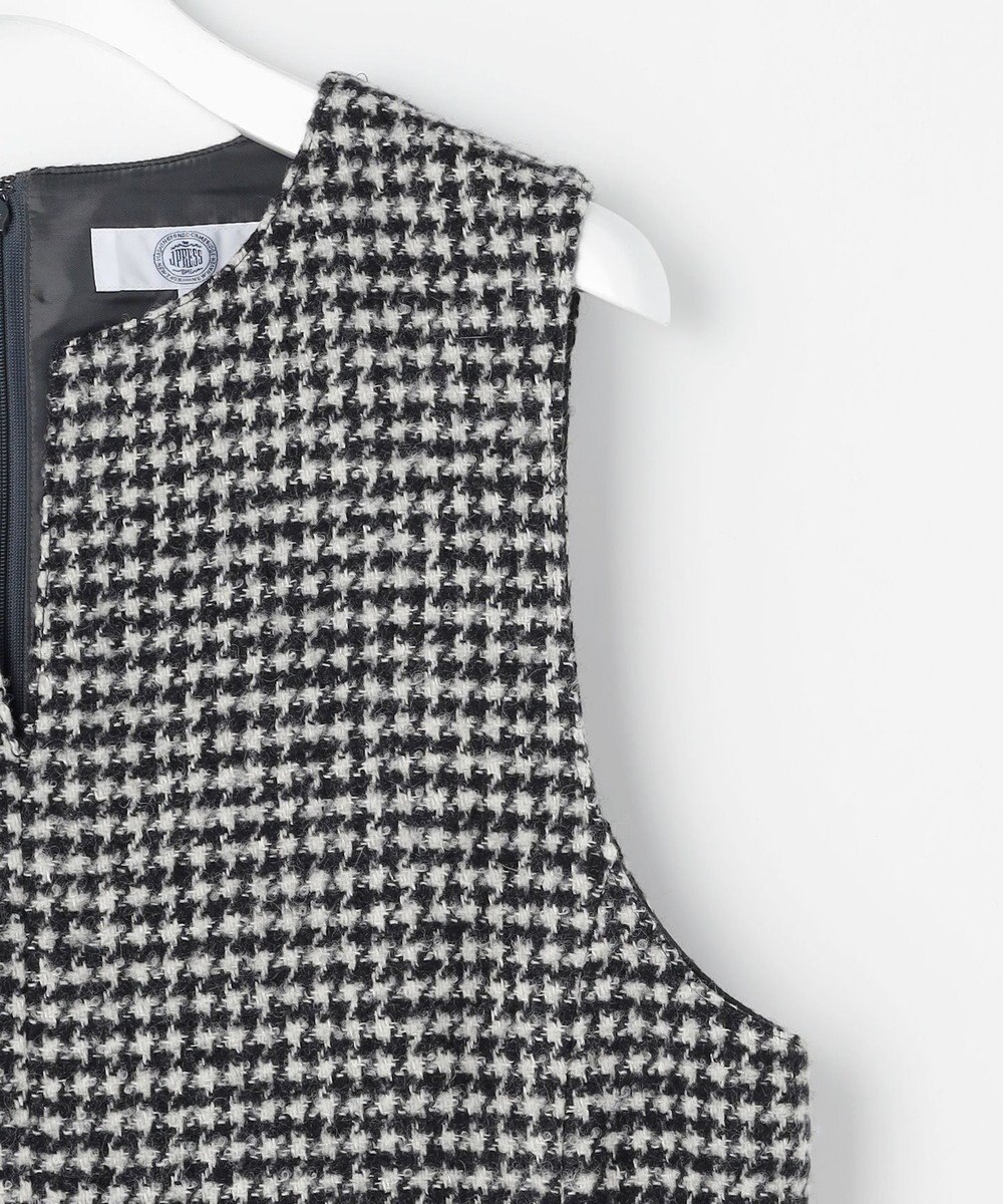J.PRESS LADIES S ウールシルク ハウンドトゥース ジャンパースカート 
