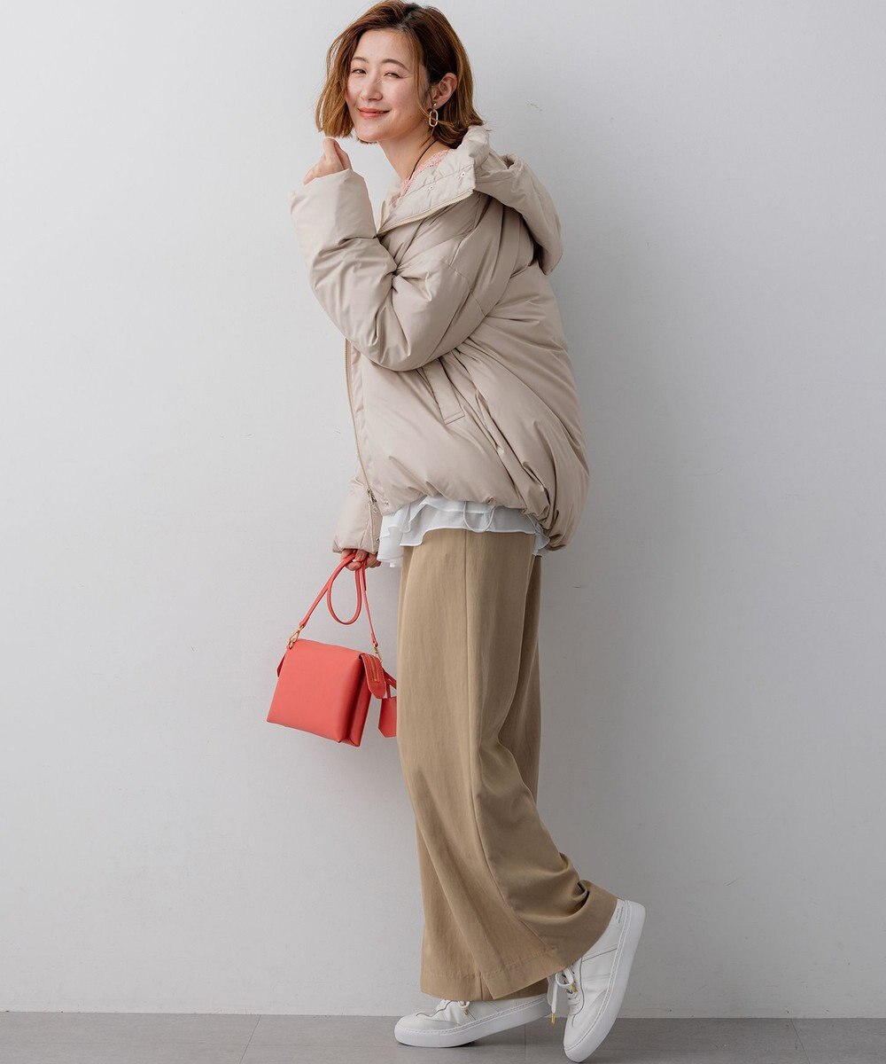 23区 【先行予約/WEB&一部店舗限定】ステッチレス フーデット ダウン 