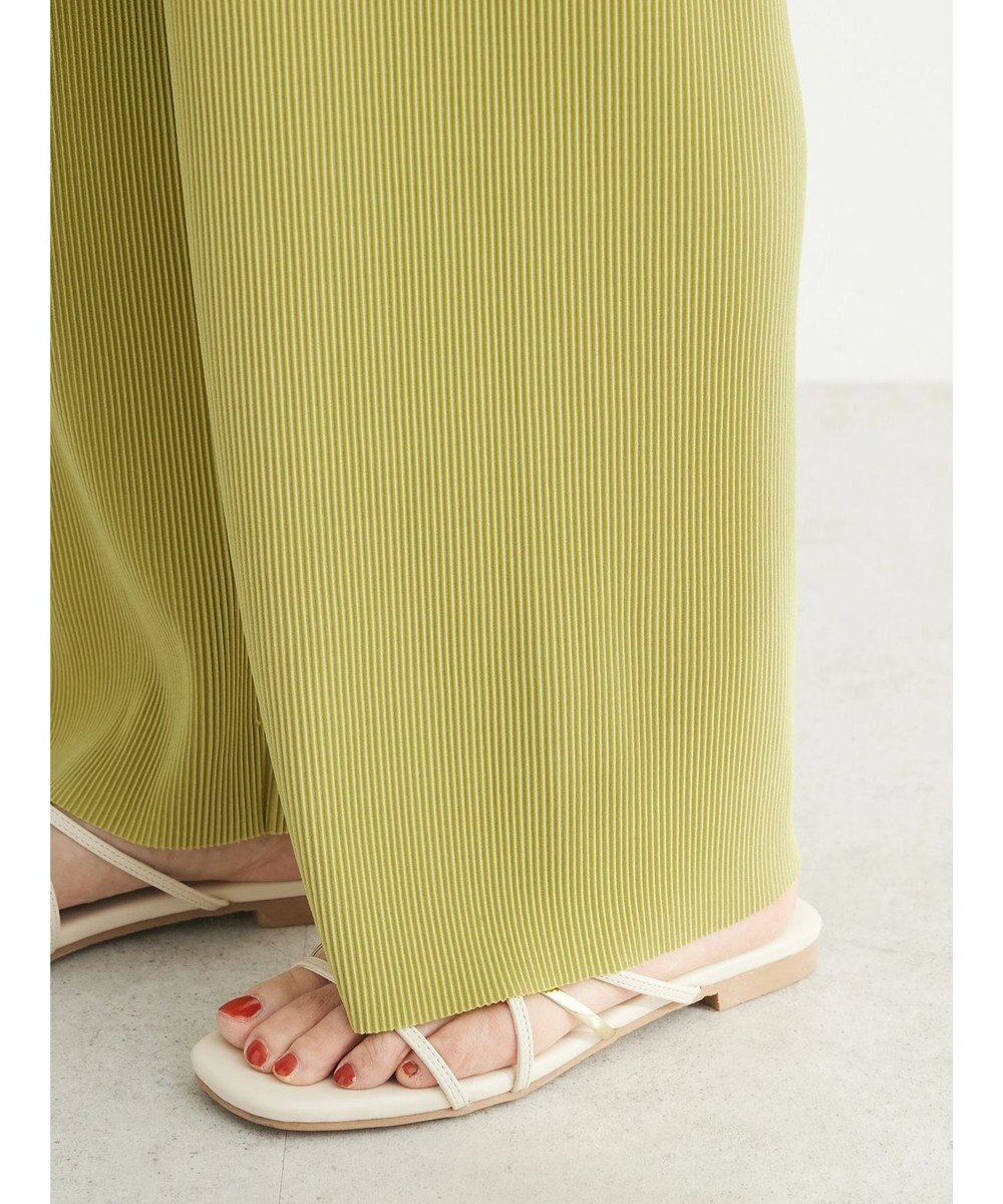 Green Parks BEST PRICE セルフカットプリーツパンツ 