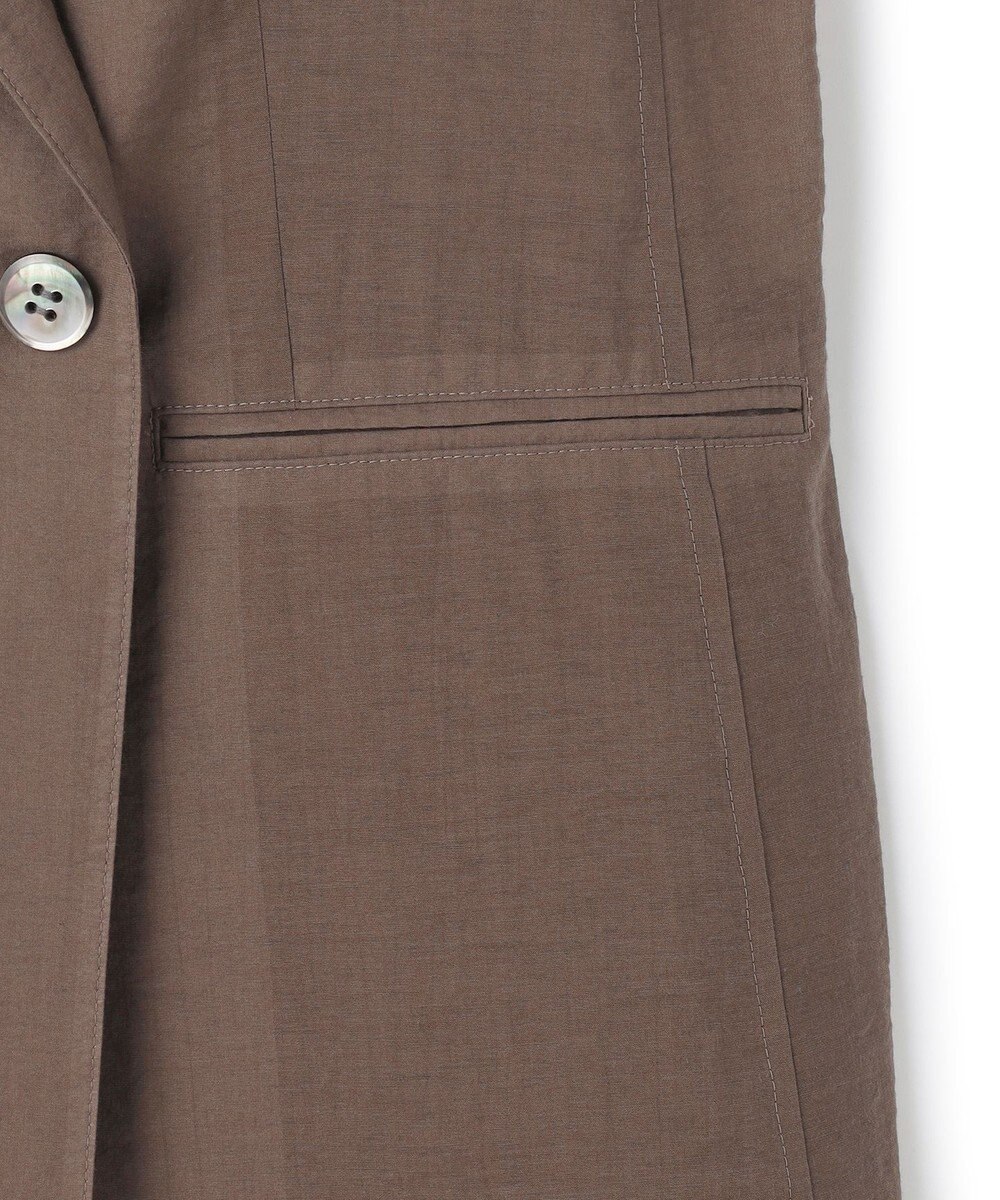 23区 【先行予約】ナイロンコットンシアーボイル ダブルジャケット 