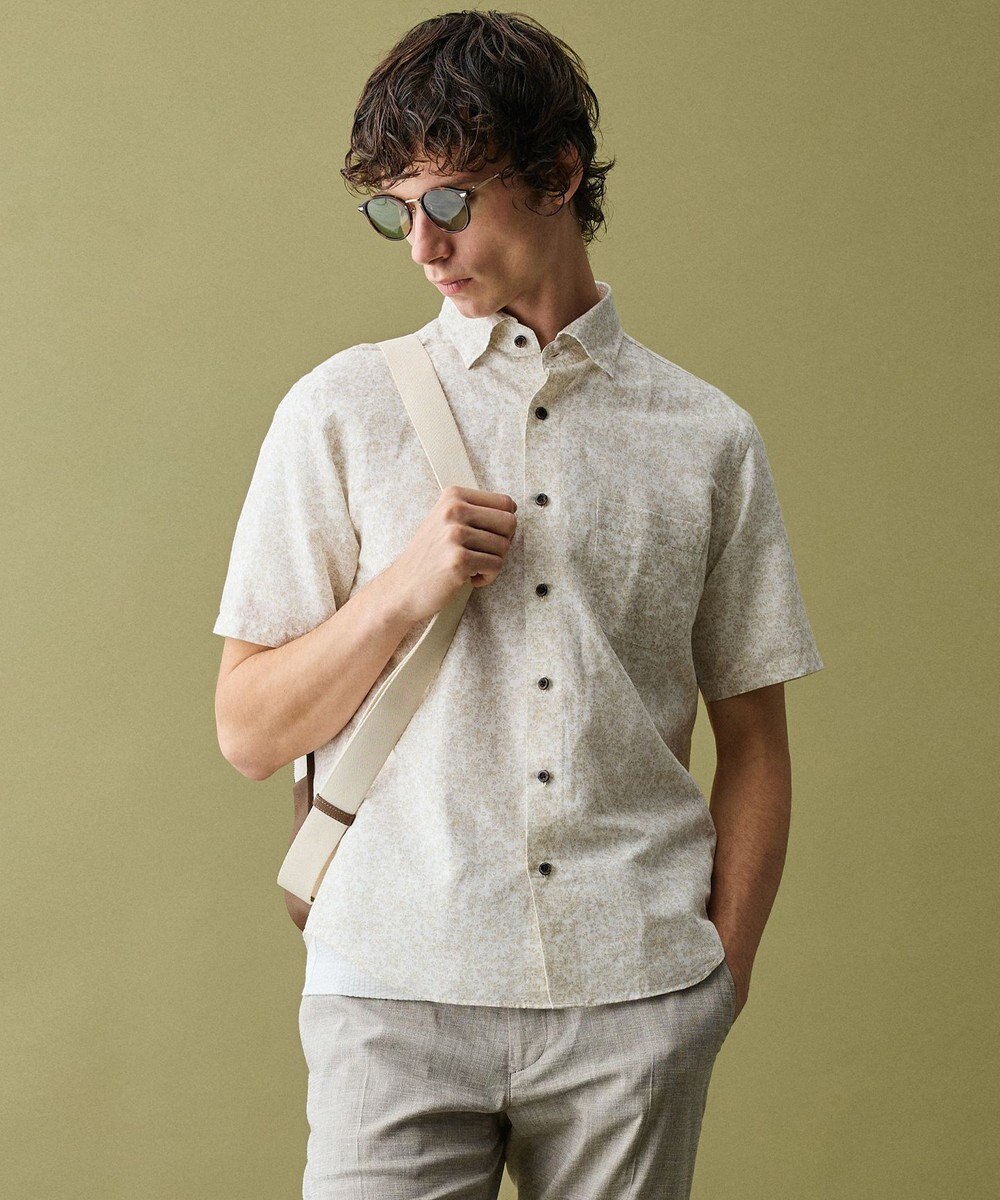 JOSEPH ABBOUD 【軽量/コンパクト】 ヘリンボンキャンバス ボディバッグ 