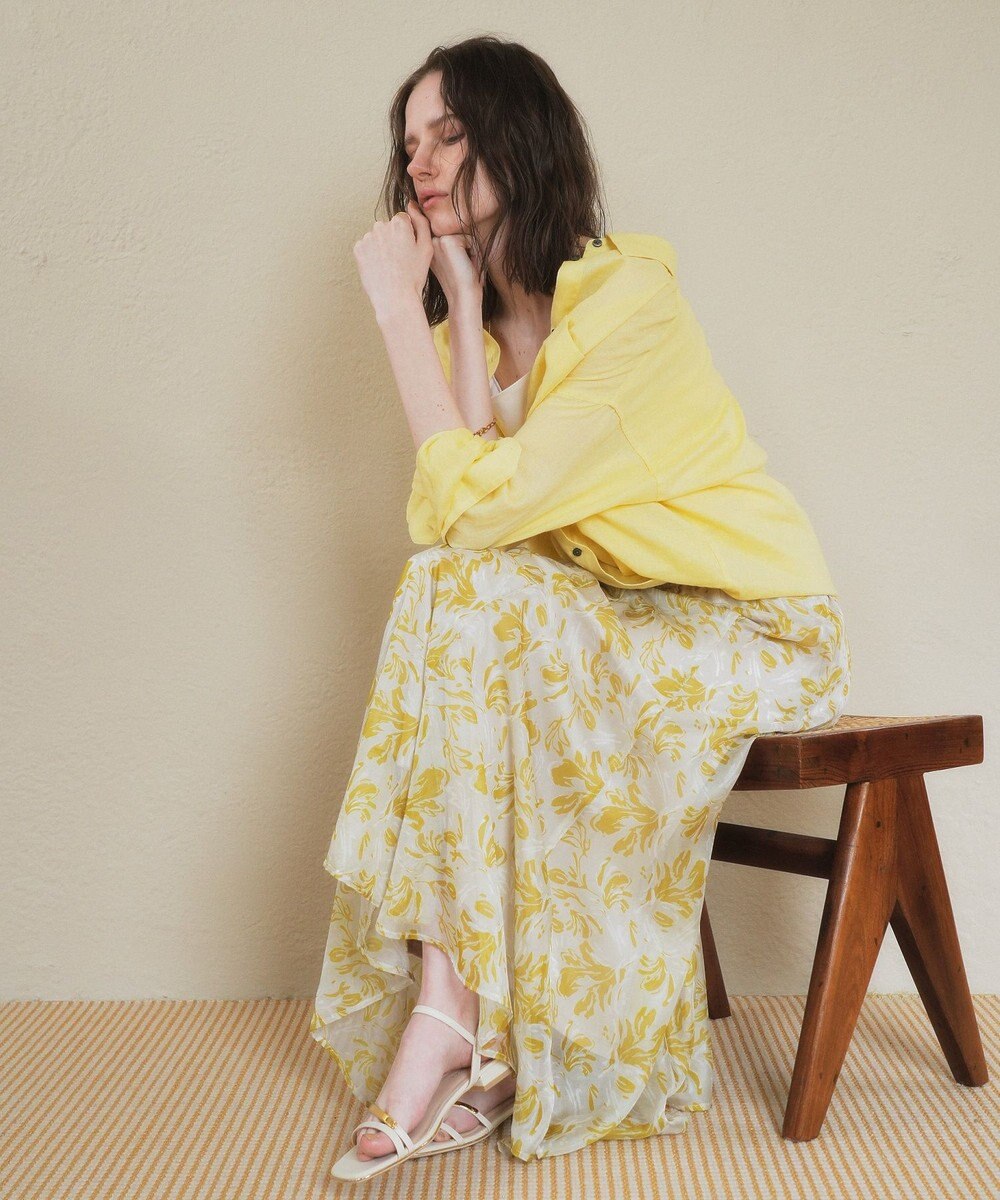 YECCA VECCA 3wayフレンチリネンシャツ 