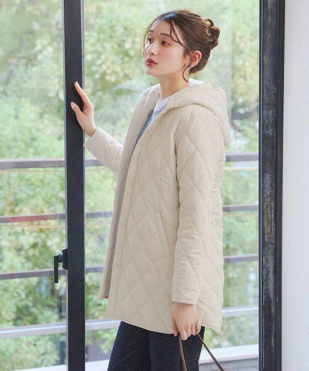 Tiaclasse 【安田美沙子さん着用・新色追加】中綿キルティングコート 