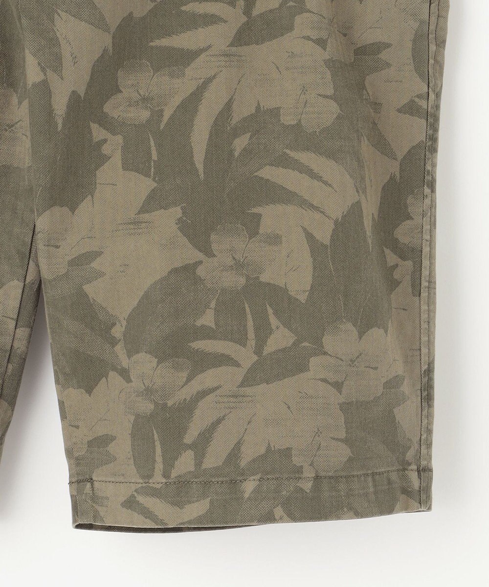 JOSEPH ABBOUD 【イタリア素材/製品染め】ボタニカルヘリンボンプリント ショーツ 