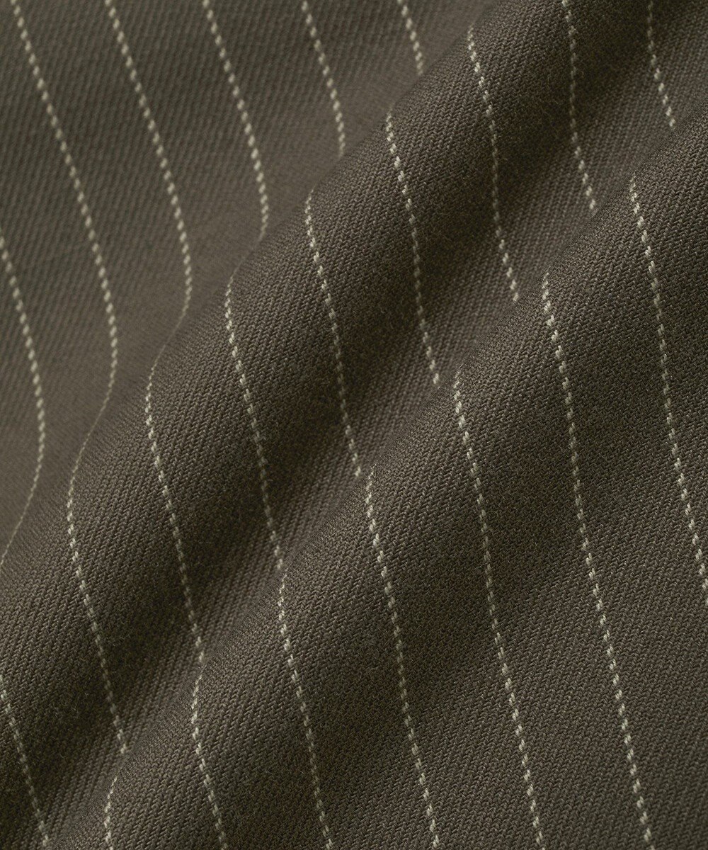 CRAFT STANDARD BOUTIQUE レース付きピンストライプジャンパースカート 