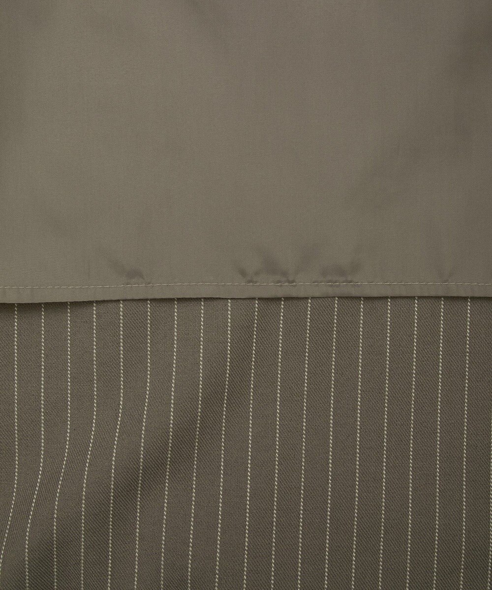 CRAFT STANDARD BOUTIQUE レース付きピンストライプジャンパースカート 