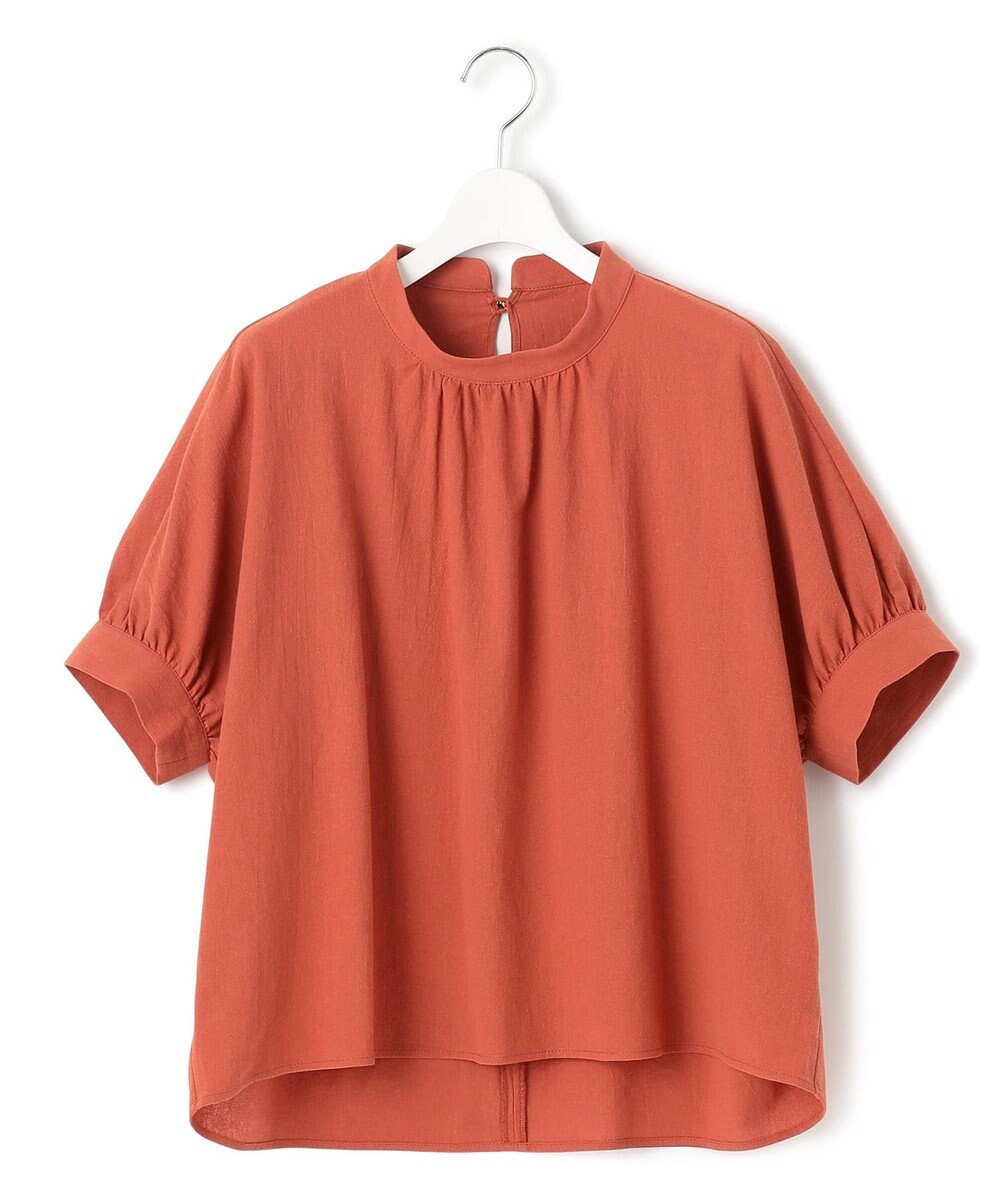 J.PRESS YORK STREET 【WOMEN】バックドレープドルマン ブラウス 