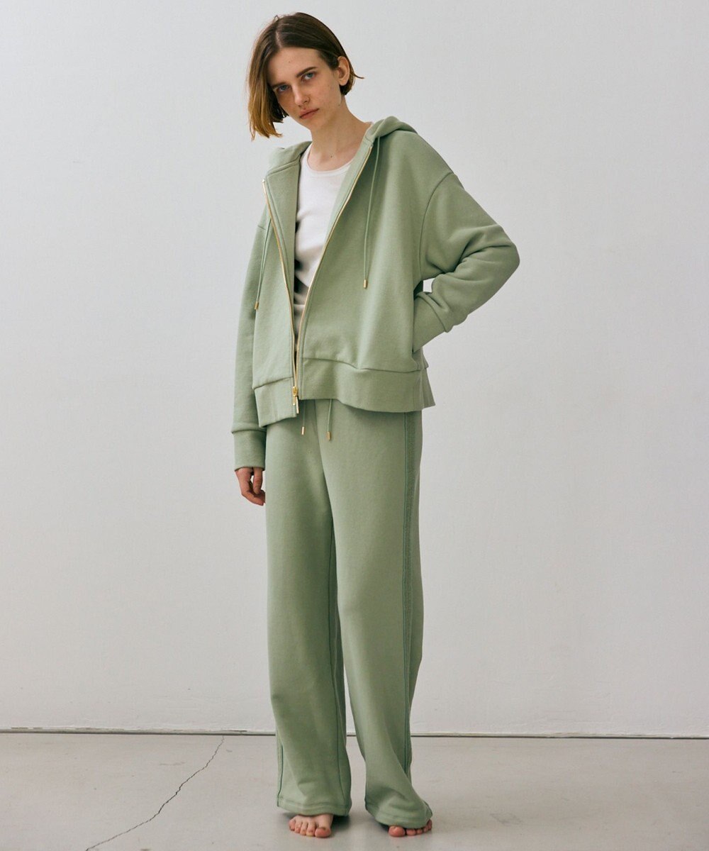 BEIGE， 【BEIGE,ecru/WEB限定・洗える】RIB TOPS /  コットンシルクロングスリーブトップス 