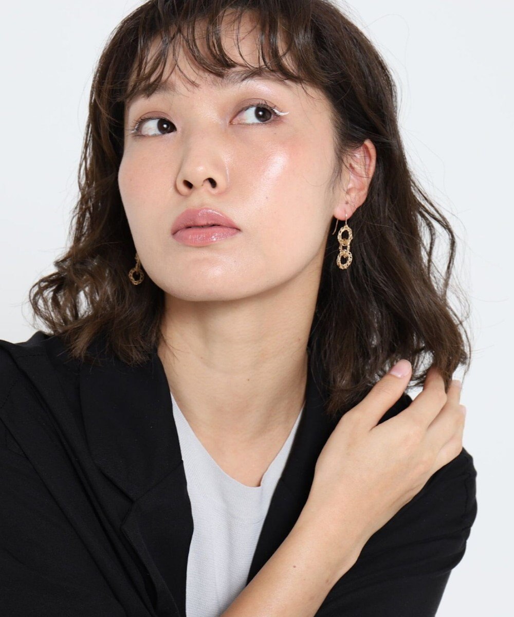 CASUMINO chain 3連 イヤリング 