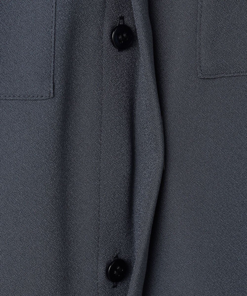 ICB 【先行予約】 FluidBackSatin シャツワンピース 