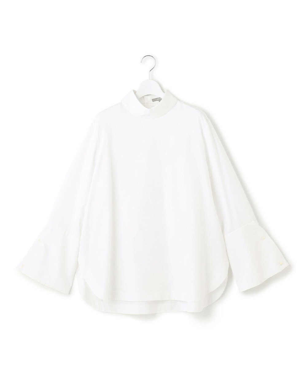 23区 【23区 lab.】ハイカウントコットン ロールアップカフス シャツ 