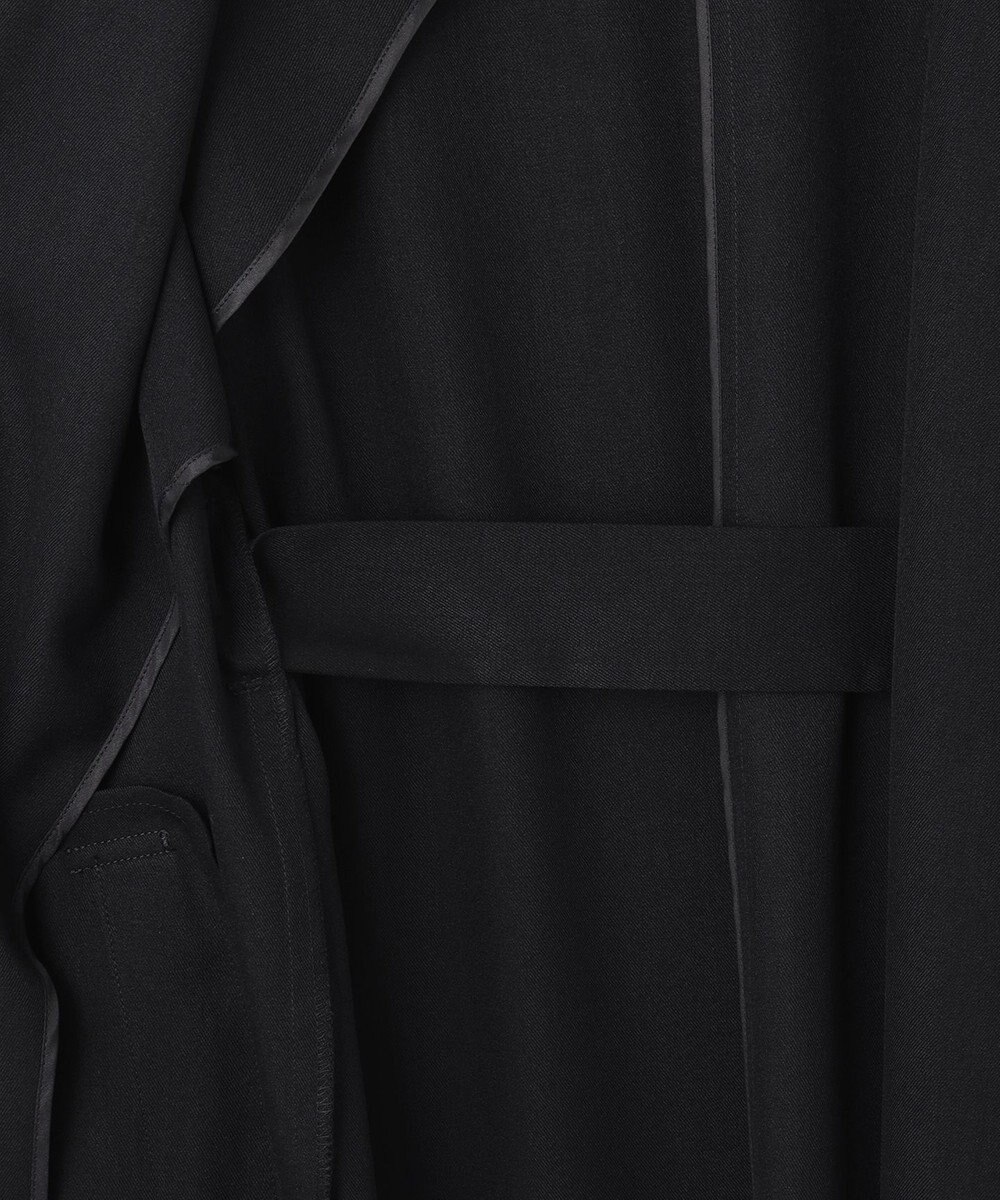 自由区 【接触冷感・速乾・UVカット・撥水・防シワ】リネンライクツイル ロングジレ 