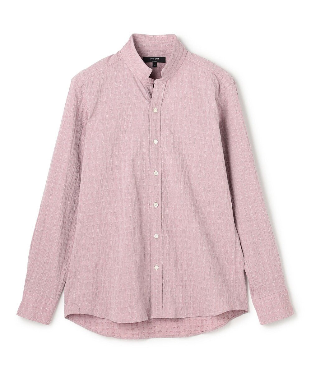 JOSEPH HOMME 新柄【オリジナル素材】ラティスジャガードストレッチ　ウィングカラーシャツ 