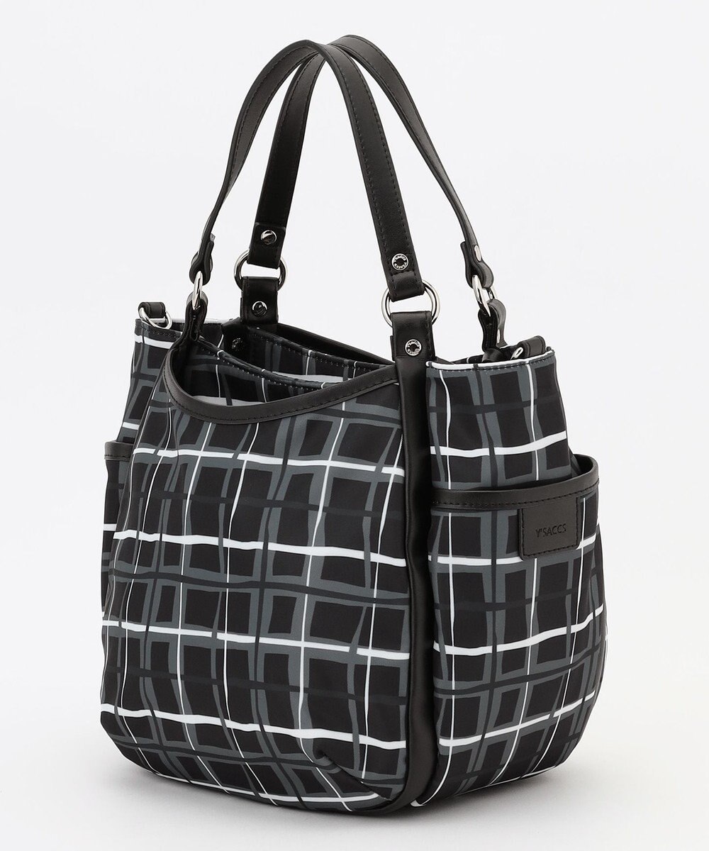 Y'SACCS ドローイングチェック2WAYミニトート 