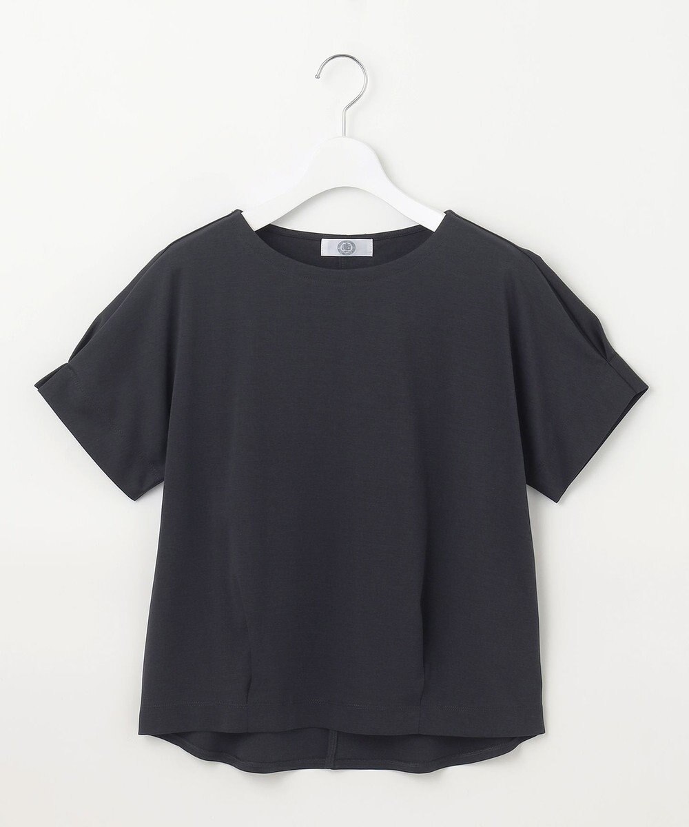 J.PRESS LADIES L 【接触冷感】コットンスムース フレンチスリーブ カットソー 