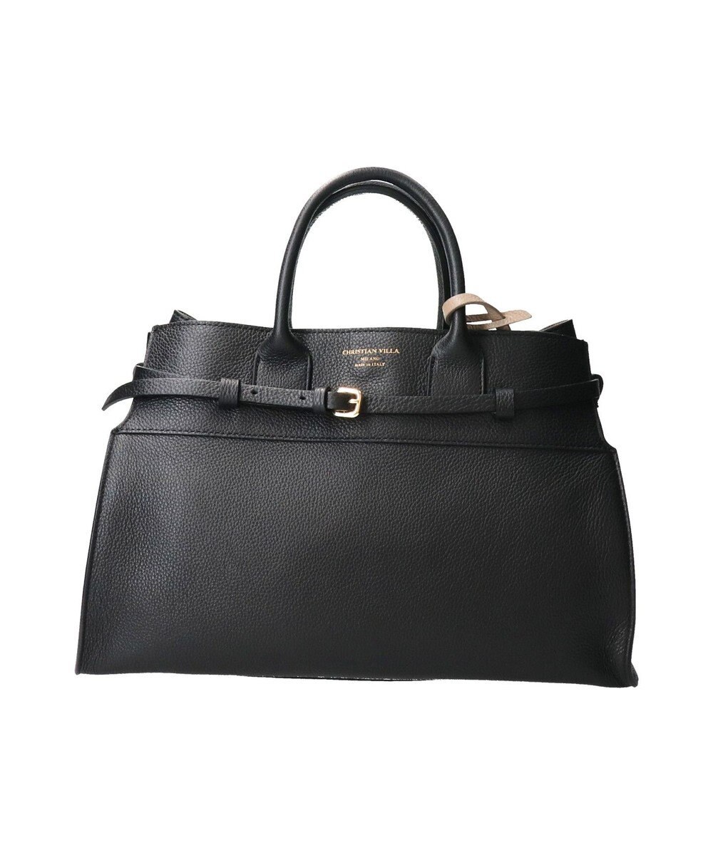 INTER-CHAUSSURES 【Christian Villa】レザーハンドバッグ 