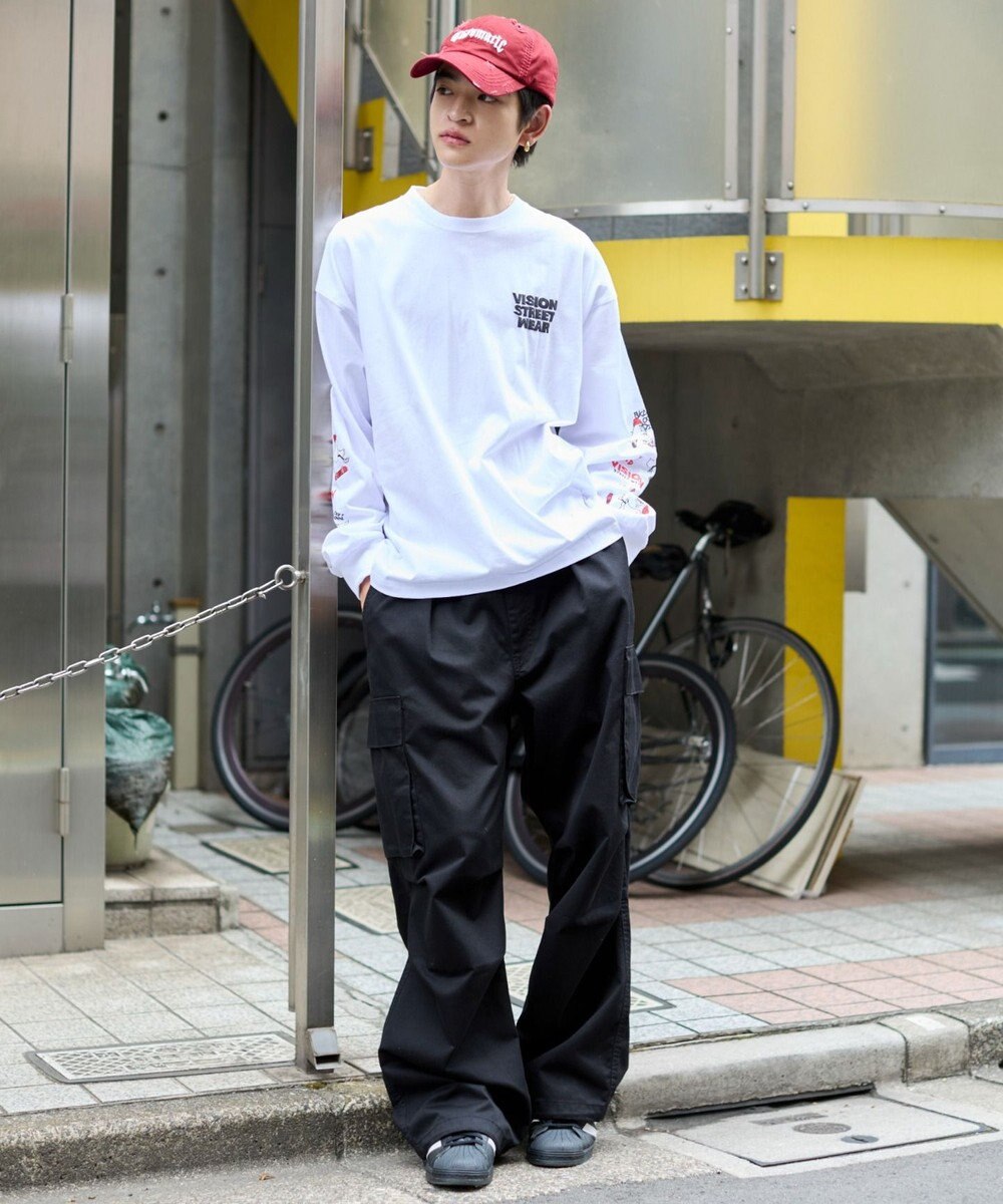 WEGO 【ユニセックス着用ITEM/MLサイズ展開】別注VISIONゴーストグラフィックT（LS） 