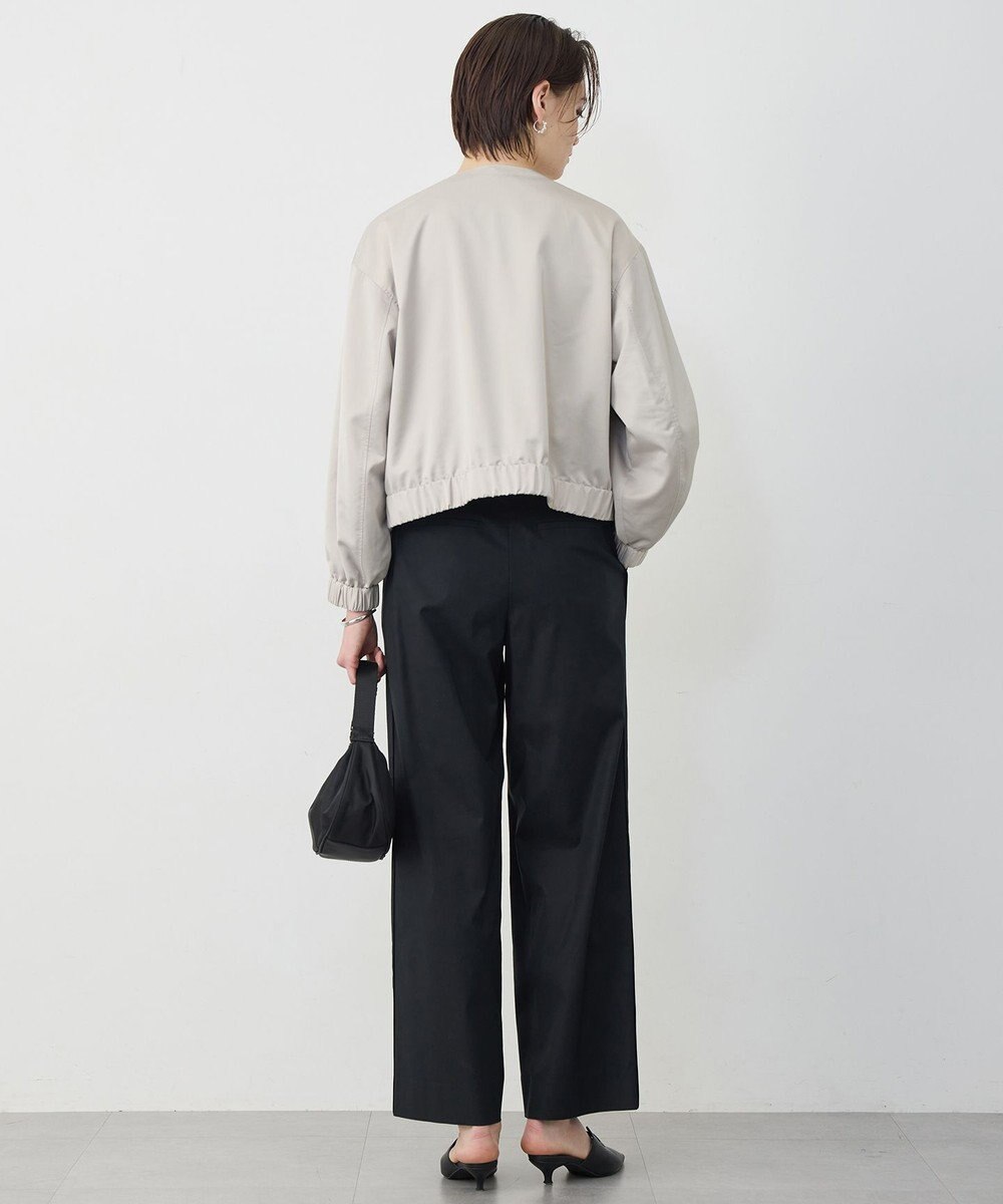 ICB 【先行予約・2WAY】 ダルグロッシーサテン ボウタイ付きブルゾン 