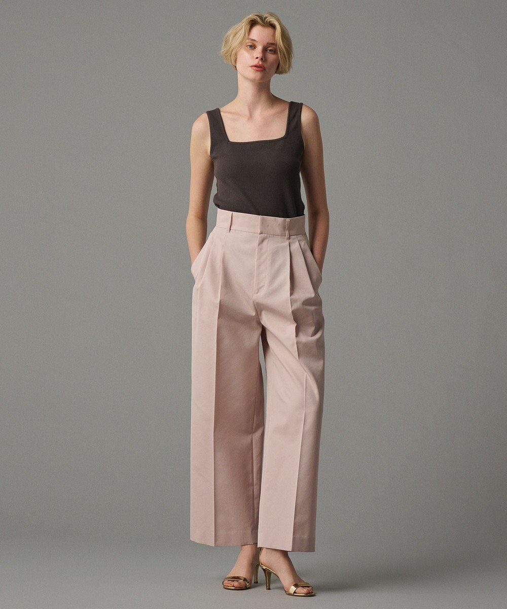 uncrave 【撥水・花粉防止・洗濯機洗い可】クリアツイル ワイドパンツ（uncrave STANDARD） 