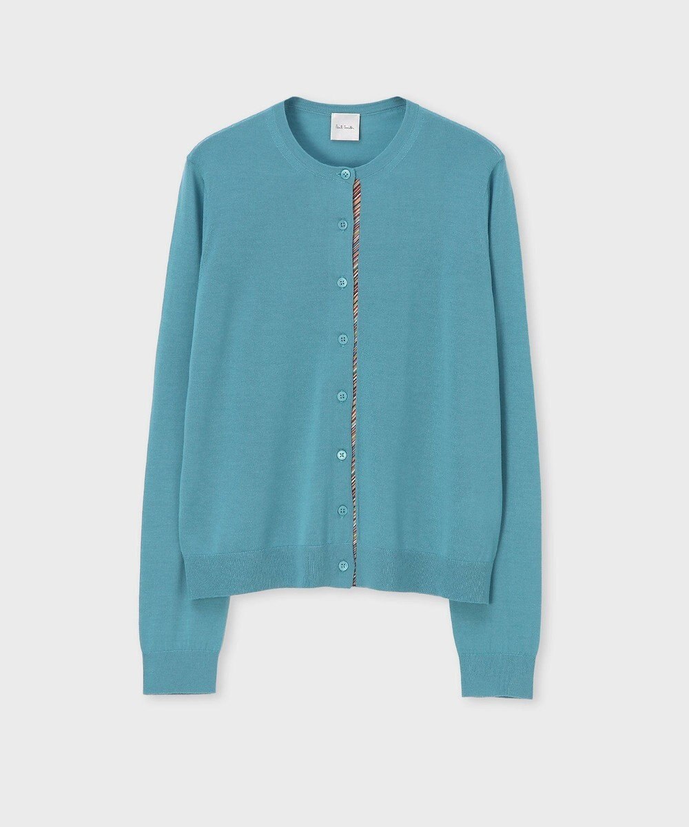 Paul Smith ドレープウール ストライプ カーディガン 