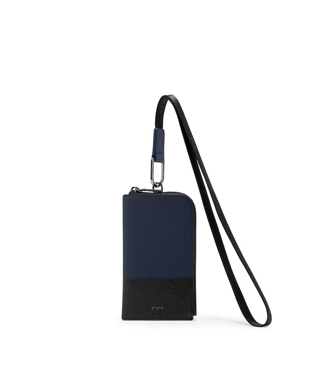 TUMI メンズ  NASSAU SLG カード・ポーチ・ランヤード 