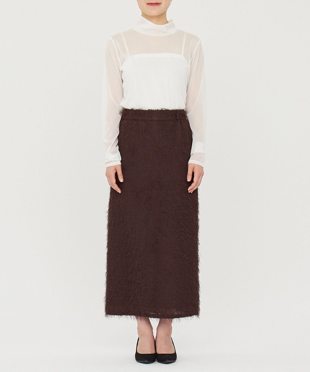 uncrave 【手洗い可】フリンジ ジャガード スカート（uncrave STANDARD） 