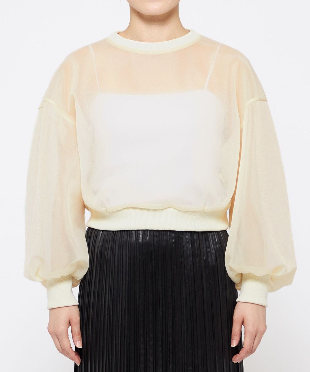 uncrave シアー ラッセル トップス（uncrave WHITE） 