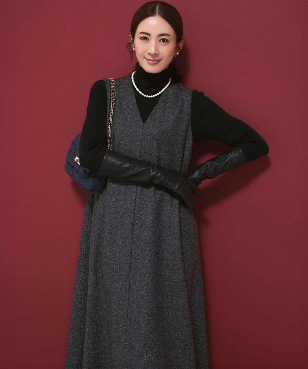 23区 S 【滝沢眞規子さん着用/WEB限定カラーあり】ウーステッドウール リブタートル ニット 